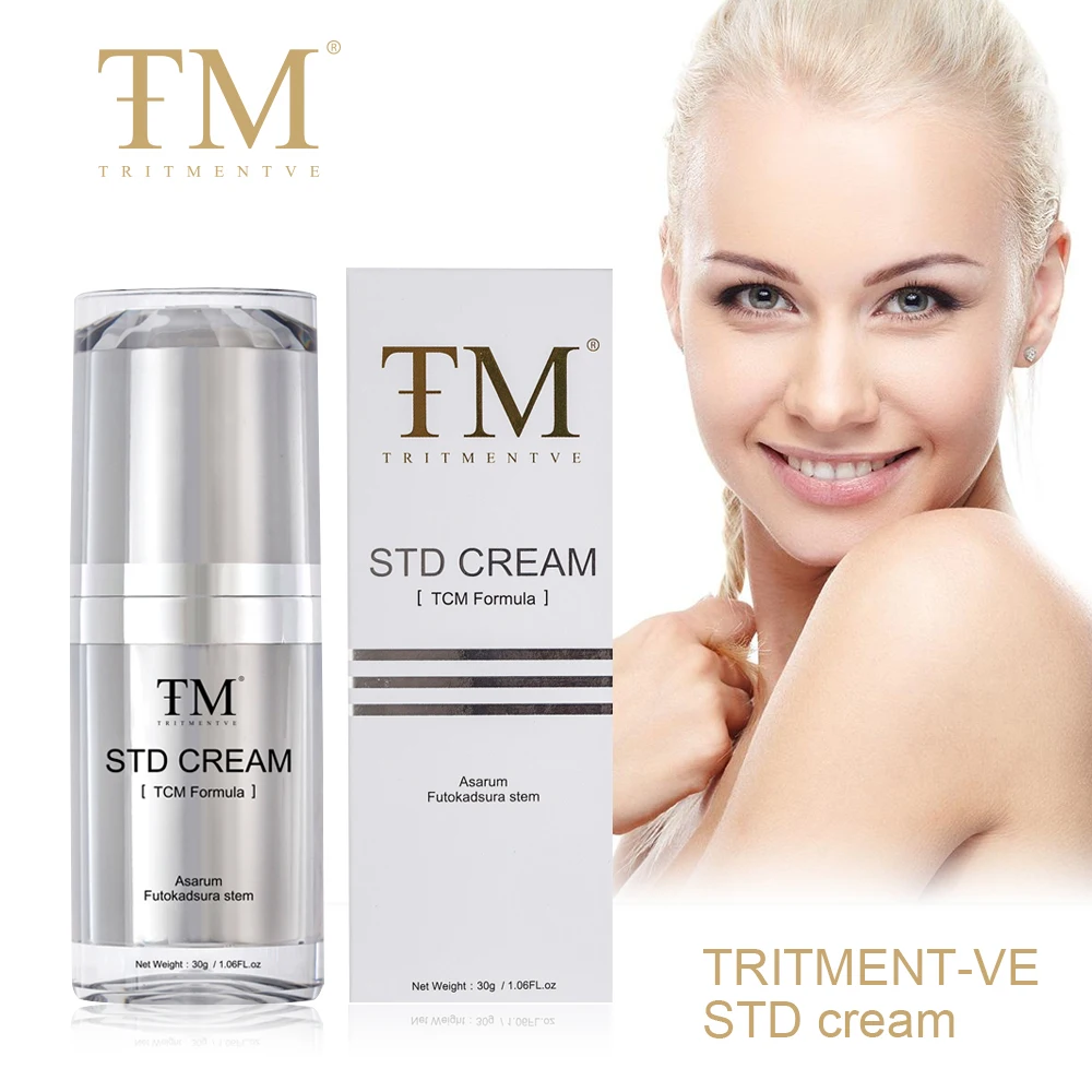 

TRITMENTVE STD Cream,TCM formula, prevent most fungal growth ,Anti-inflammatory, anti-allergic and contractile blood vessels