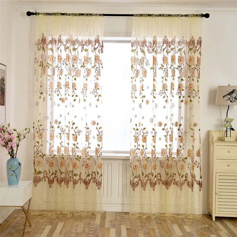 Leaves Sheer Curtain (16)