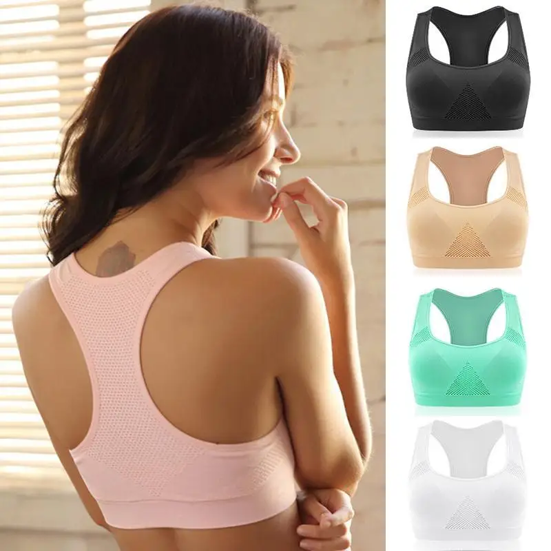 2018 High Quality Absorb Sweat Professional Bra Fitness Seamless Bra