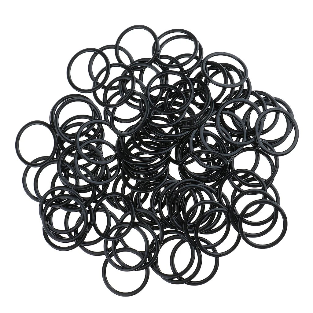Phenovo 100pcs Metal O Rings Bra Strap Bikini Connector Buckle Lingerie