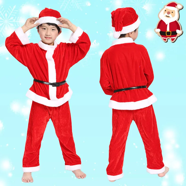 free shipping children christmas red santa claus costumes kids xmas outfits boys suits set girls christmas dresses clothes in boys costumes from novelty - Santa Claus Children free shipping children christmas red santa claus costumes kids xmas outfits boys suits set girls christmas dresses clothes in boys costumes from novelty - Santa Claus Children
