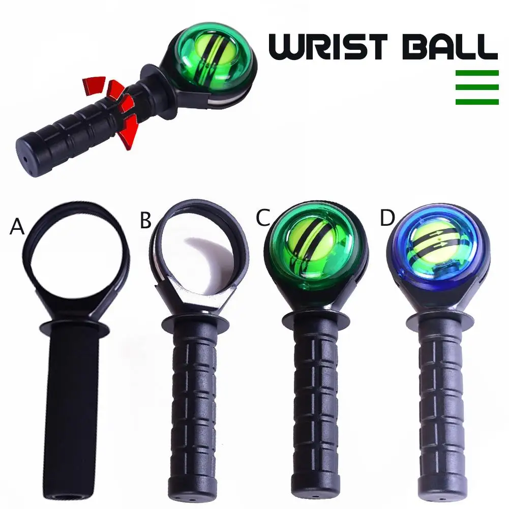 

New ABS Strength Training Grip Handle Wrist Ball Spinner Gyroscopic Wrist And Forearm Exerciser For Men And Women Portable