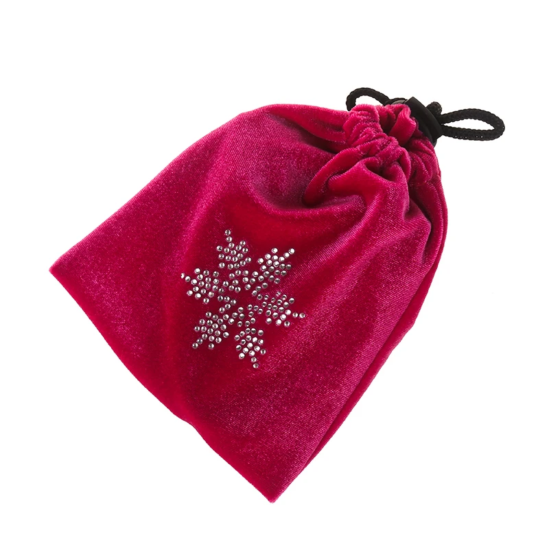 Half Shoe Bag RG Professional Protective Velvet Fabric 24 Color Accessories Gymnastics Fitness Girl Snowflake Rhinestone