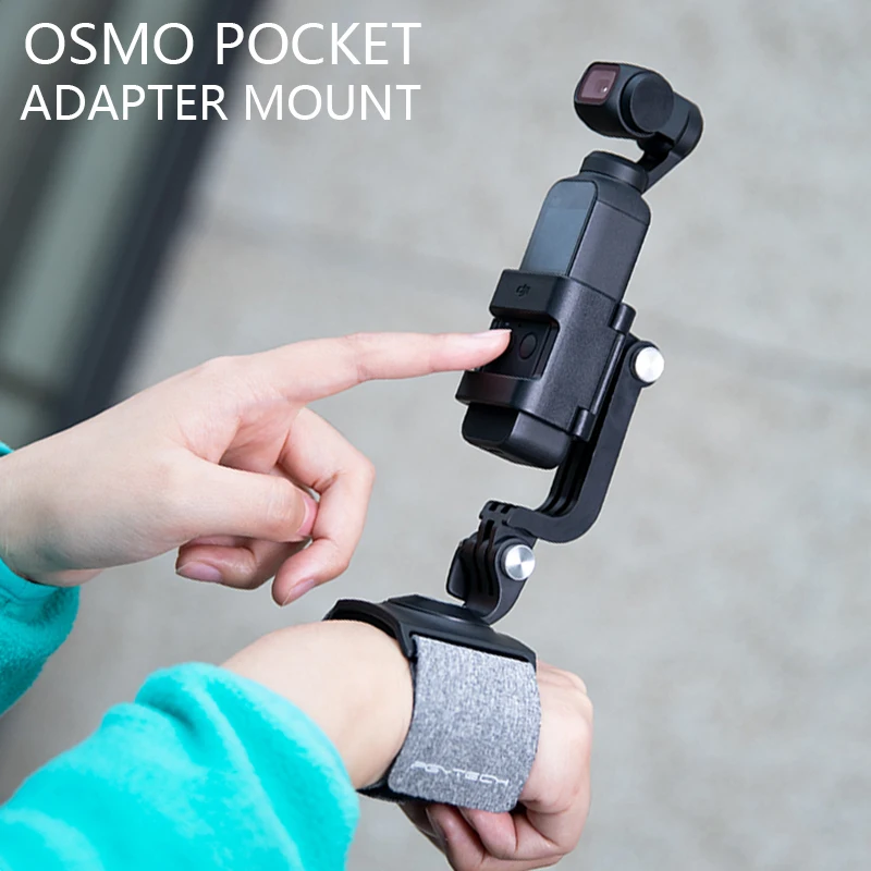 

PGYTECH DJI OMSO Pocket Adapter Mount L Bracket Rotatable Holder Mount OSMO Pocket Handhold Gimbal Accessories