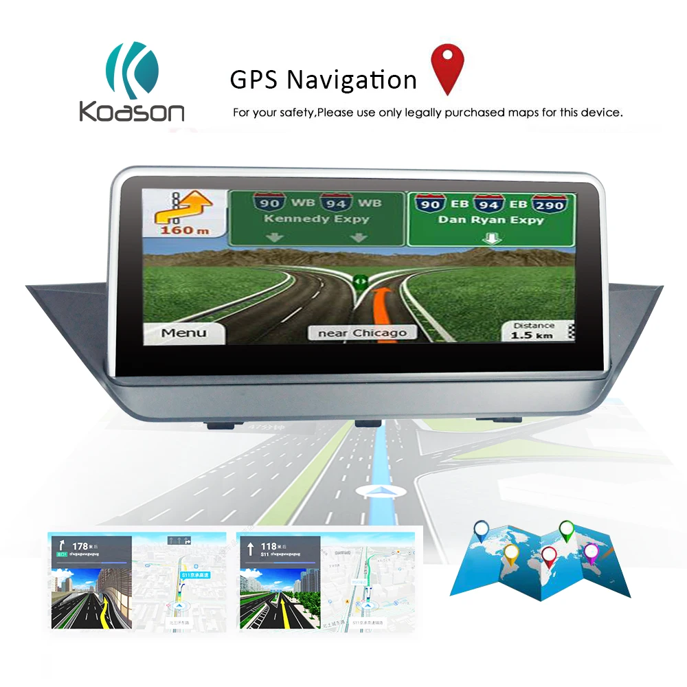 Koason 10 25 дюймов ips Сенсорный экран android 8 1 для BMW X1 E84 2009 2015 CIC автомобильный dvd плеер