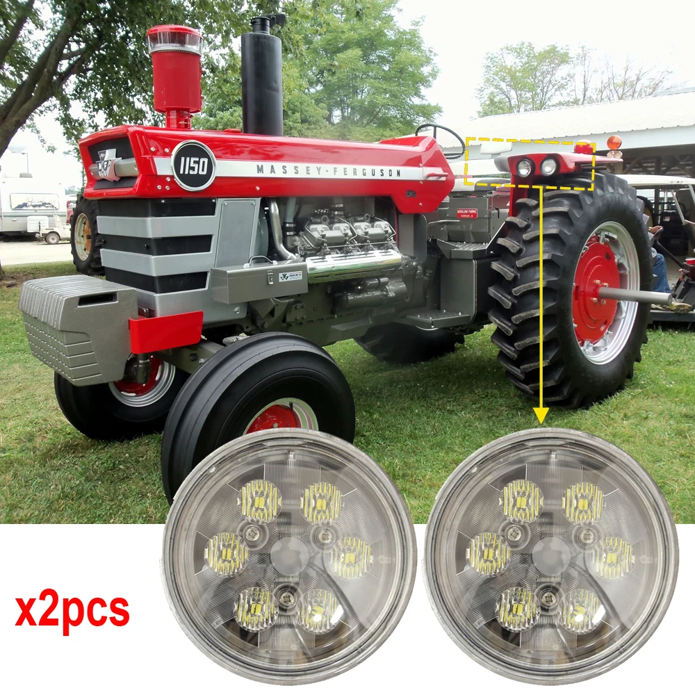 PAR36 led tractor lights 4 5 Inch 6leds 18W IP68 PAR 36 Work lights Led agriculture