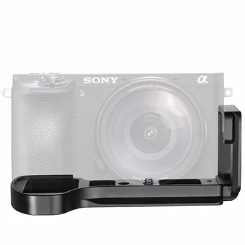 

Neewer Aluminum Alloy QR L-Plate Bracket Hand Grip for Sony A6500(Black)