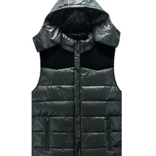Черный мужской пуховый жилет, Новое поступление, мужской пуховый жилет очень большого размера, модная верхняя одежда большого размера плюс XL-8XL, 9XL, 10XL, 11XL, 12XL, 13XL