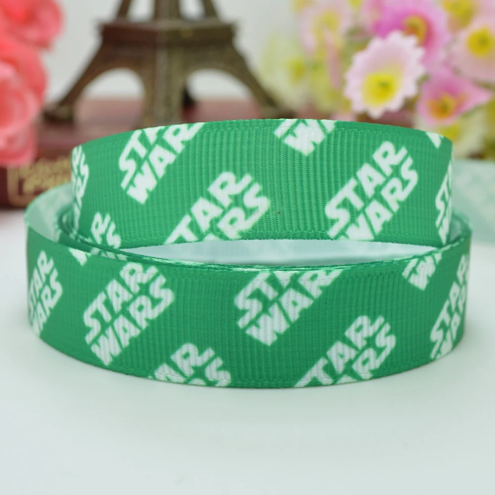 DUWES 5/8 &quot16 мм Звездные войны Рождество печатных grosgrain ленты волос лук DIY ручной