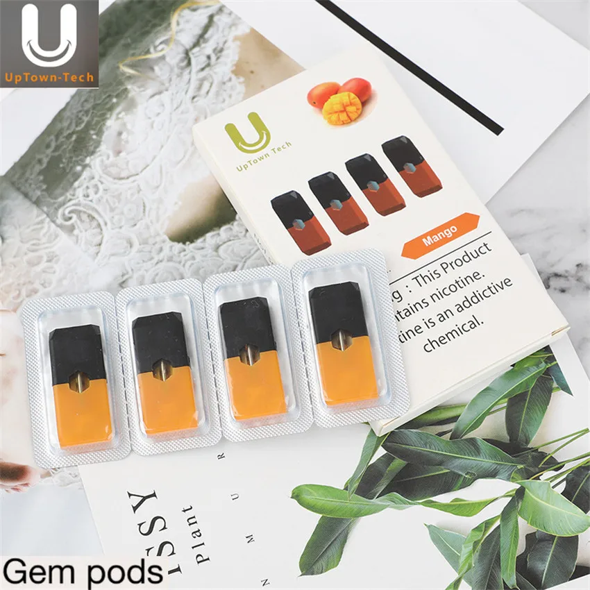 

4Pcs/Lot Vape Pen Pods 1.0ml Full 100% Suitable JUU device