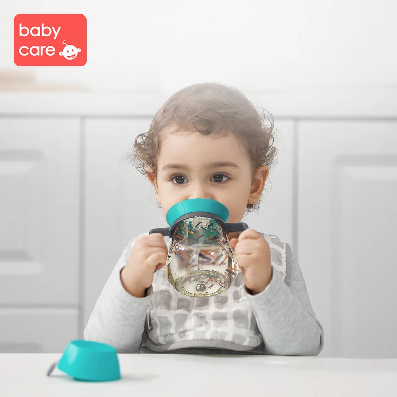 Babycare 260 мл Ультралегкая чаша для питья, антиразбивающий пояс, ручка, тяжелый шар, чашка для Сиппи, чашка для питьевой воды, чашка в форме утки