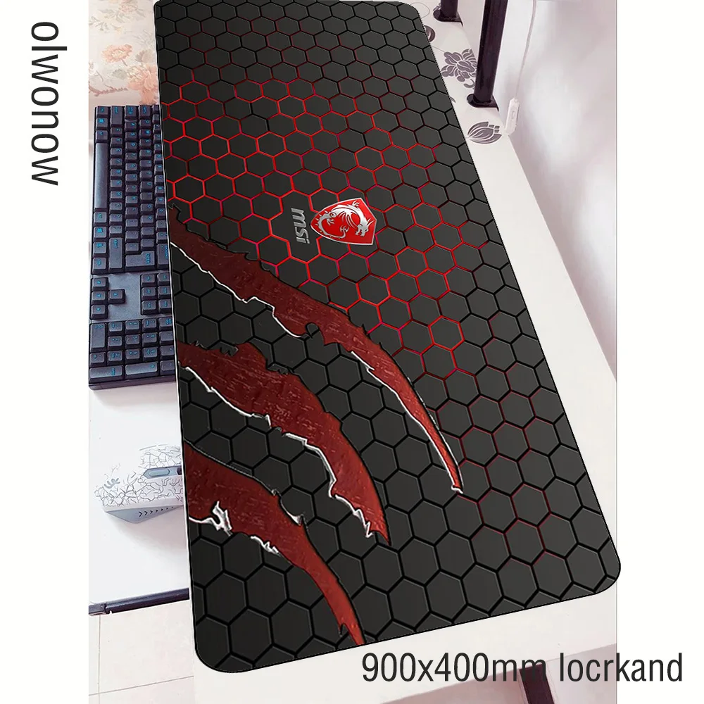 locked edge mouse pad 90x40cm pad to mouse notbook computer mousepad