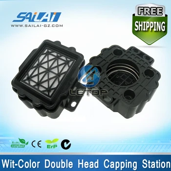 

Free Shipping Double Head Dx5 Dx7 Printhead Wi-color Capping Station