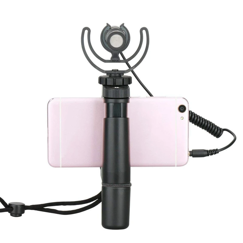 F-Mount мобильный смартфон держатель для камеры ручка установка монопод с креплением штатива и холодным башмаком для съемки видео на Mos