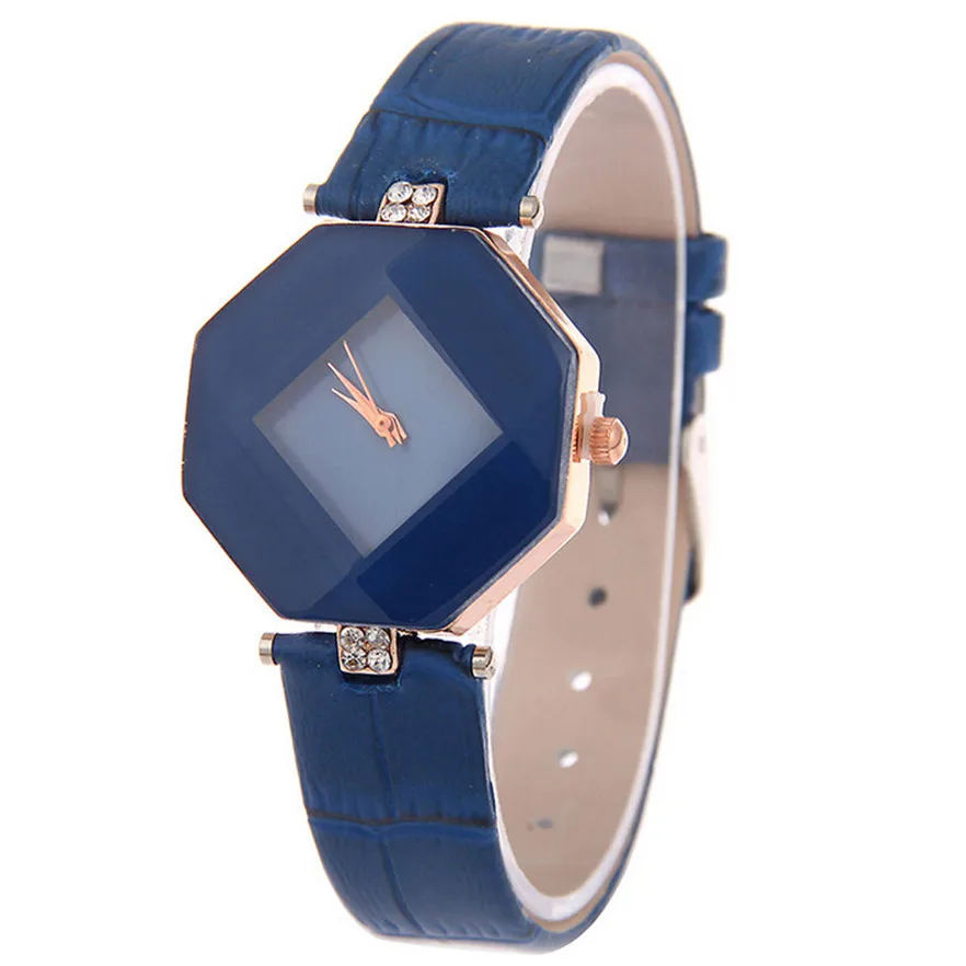 OTOKY relogio feminino reloj mujer кожаные женские кварцевые часы браслет с кристаллами и
