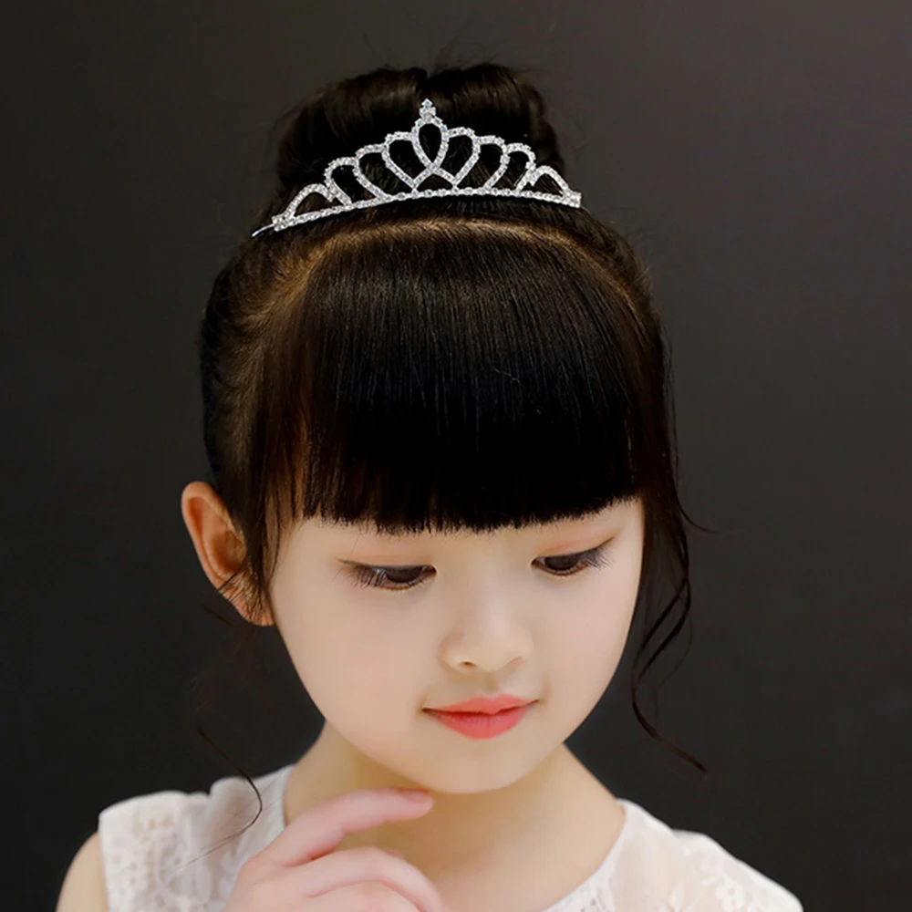 Hair Accessories Kid Princess Tiaras Crowns Crystal Headband Bridal Wedding Party Jewelry 20 Style
