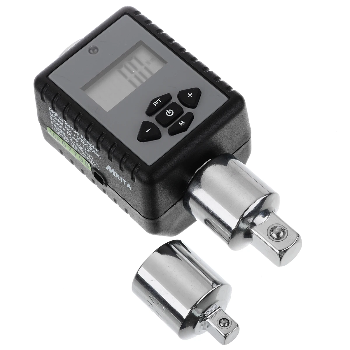 1set Digital 2-200Nm Display Torque Wrench Adapter Adjustable Electronic For Spanner Repair