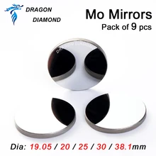 Фокусирующее зеркало для лазера диаметр 19,05 20 25 30 38,1 мм толщина 3 мм для CO2 лазерной резки гравировальный станок