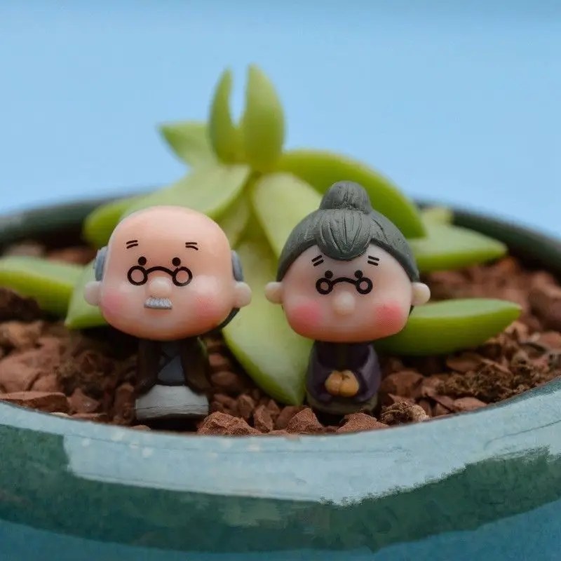 Милые миниатюрные новогодние сказочные украшения для дома и сада 2 шт.|decorative