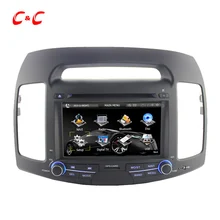 Новый Емкостный Экран Dvd-плеер Автомобиля для Hyundai Elantra 2007-2010 с GPS Радио Зеркало Ссылка + Бесплатная 8 Г Карта Карта + Free TV Антенна
