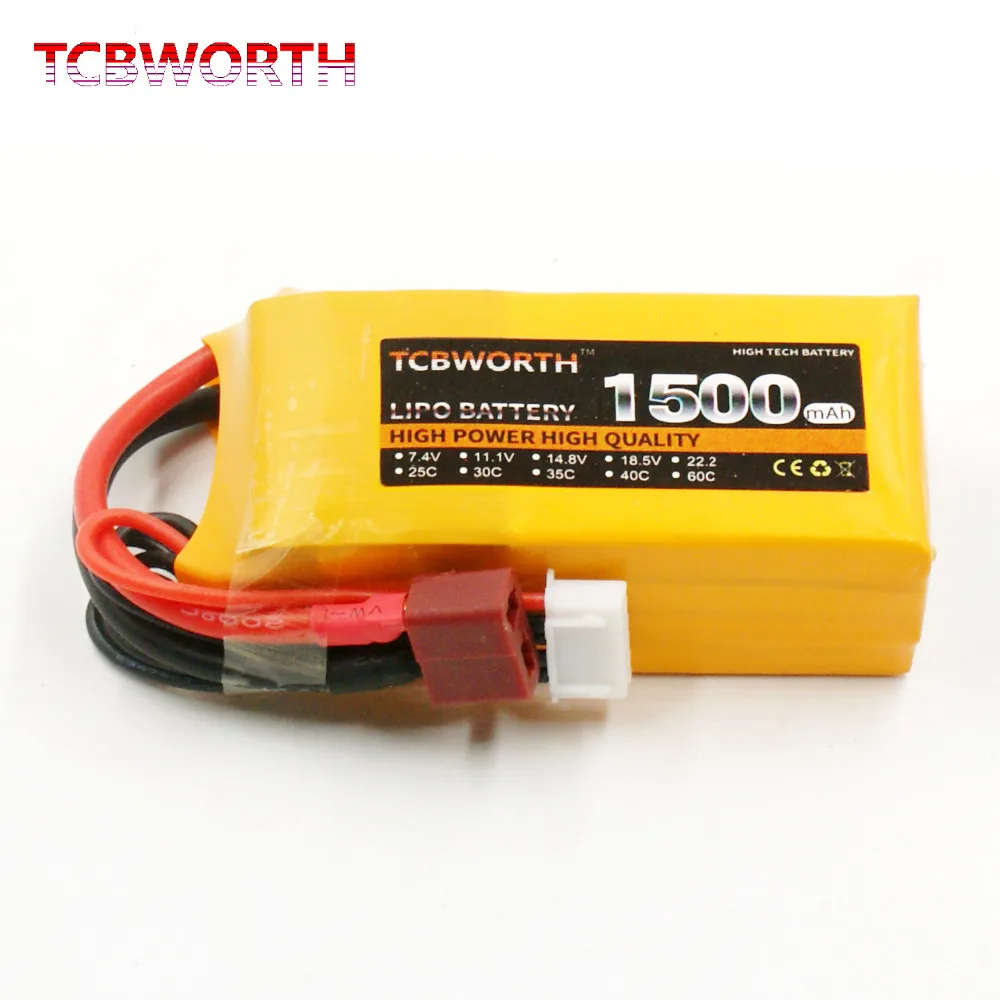 

2019 New RC LiPo battery 3S 11.1V 1500mAh 25C Max 50C For RC Helicopter Airplane Car Boat Quadrotor 3S LiPo battery rechargeable
