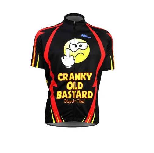 Prix pour Cyclisme 2016 nouveaux hommes Ropa de Ciclismo Nouveau Grincheux Vieux Bâtard Vélo Jersey d'été courte drôle Vélo Clothing de bande dessinée Vélo Shir Prix pour Cyclisme 2016 nouveaux hommes Ropa de Ciclismo Nouveau Grincheux Vieux Bâtard Vélo Jersey d'été courte drôle Vélo Clothing de bande dessinée Vélo Shir