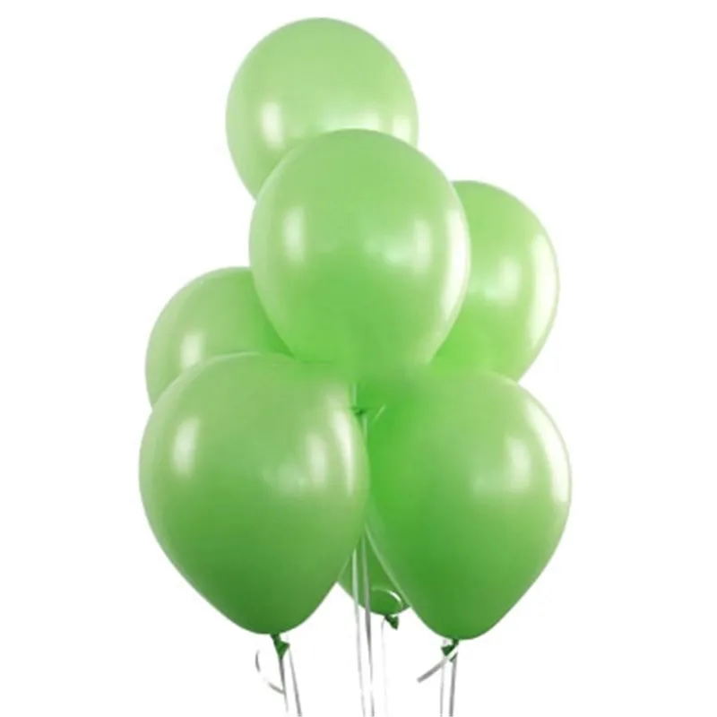 10inch Fruit Green Balloons Birthday Party Balloons Halloween Balloons Baby Shower Christma Wedding Decoration Party Balloons