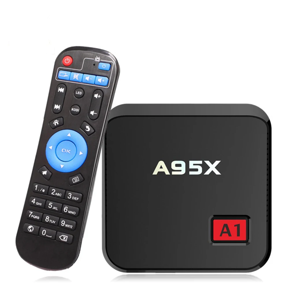 

NEXBOX A95X A1 Android TV BOX Amlogic S905X 1GB 8GB Android 6.0 4K Smart TV BOX 2.4G WIFIHDMI 4K*2K Miracast Stream Media Player