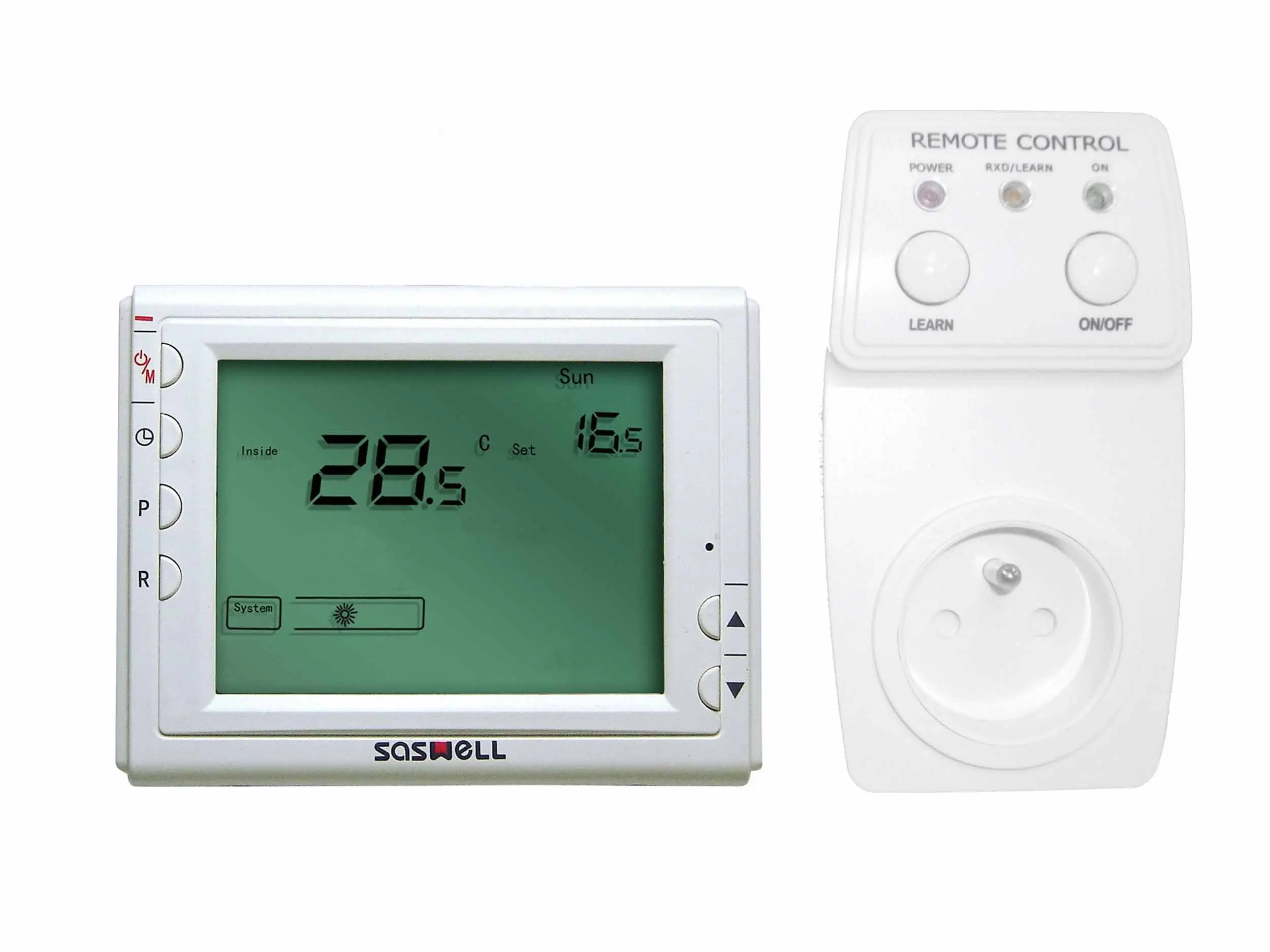 hot sale 433 MHZ wireless boiler thermostat with German plug |