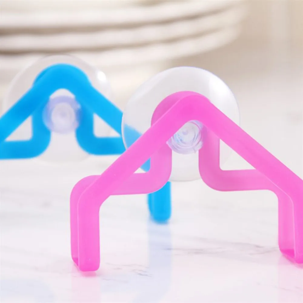 

2Pcs Dish Cloths Rack Suction Sponge Holder Dishwasher rack suction sponge holder for convenient Clip Rag Storage Rack #or