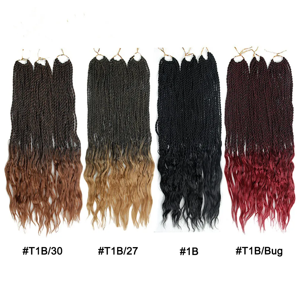 CROCHET loop pretwisted 3X senegal twist 18inch  (58)