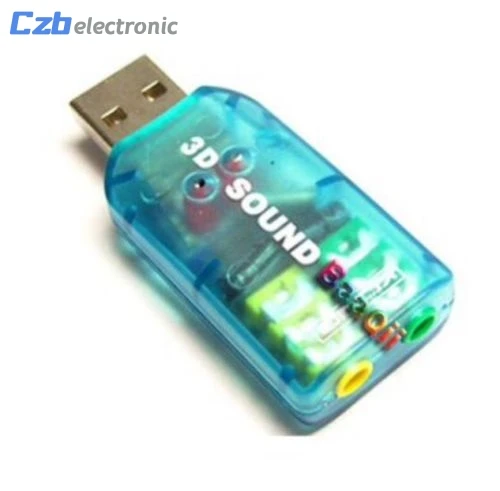 Чипсет CM108 с USB 2 0 на 3D звуковую карту АДАПТЕР ВИРТУАЛЬНОЙ звуковой карты 5 1