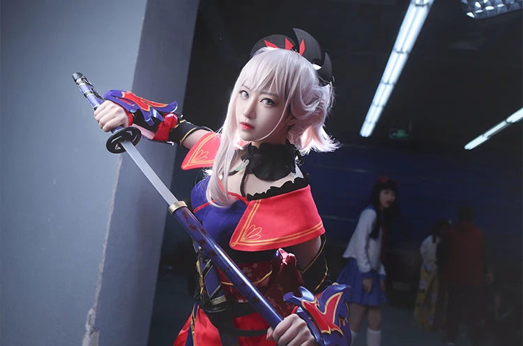 Игра аниме Fate Grand Order Saber Miyamoto Musashi Косплей Костюм Платье FGO униформа наряд костюмы для женщин