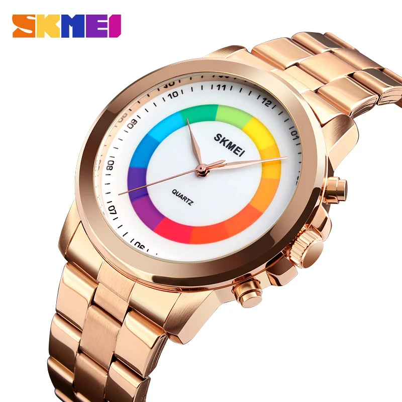 

SKMEI Quartz Men Watches LED Backlight Time Wristwatches Quartz Watch Fashion Casual Hand Watch Clock For Man Erkek Kol Saatleri