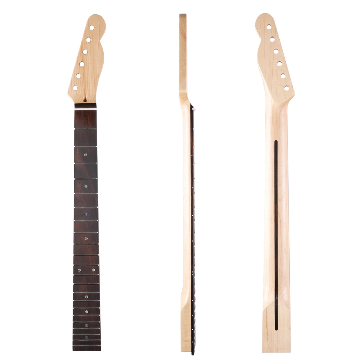 

Dopro 22 Fret Canadian Maple Tele Guitar Neck with Rosewood Fingerboard Abalone Inlay and Bone Nut for Telecaster