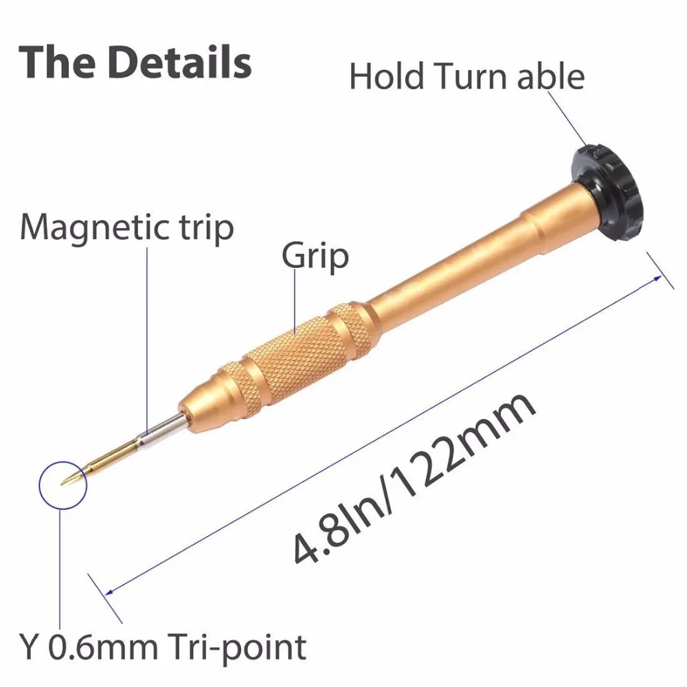 Y 0,6 Прецизионная отвертка для материнской платы IPhone 7 7P Apple Watch Destornillador Инструменты для ремонта