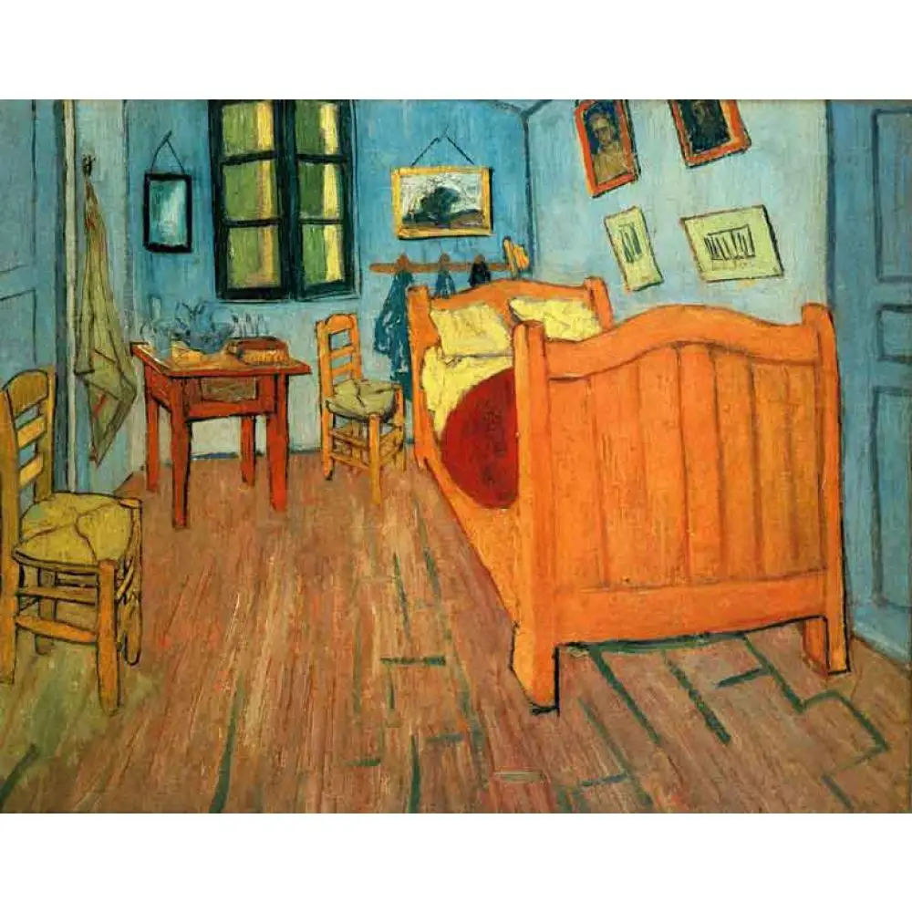 Us 83 46 22 Off The Bedroom At Arles By Vincent Van Gogh Reproduction Oil Painting Canvas Art Handmade High Quality In Painting Calligraphy From