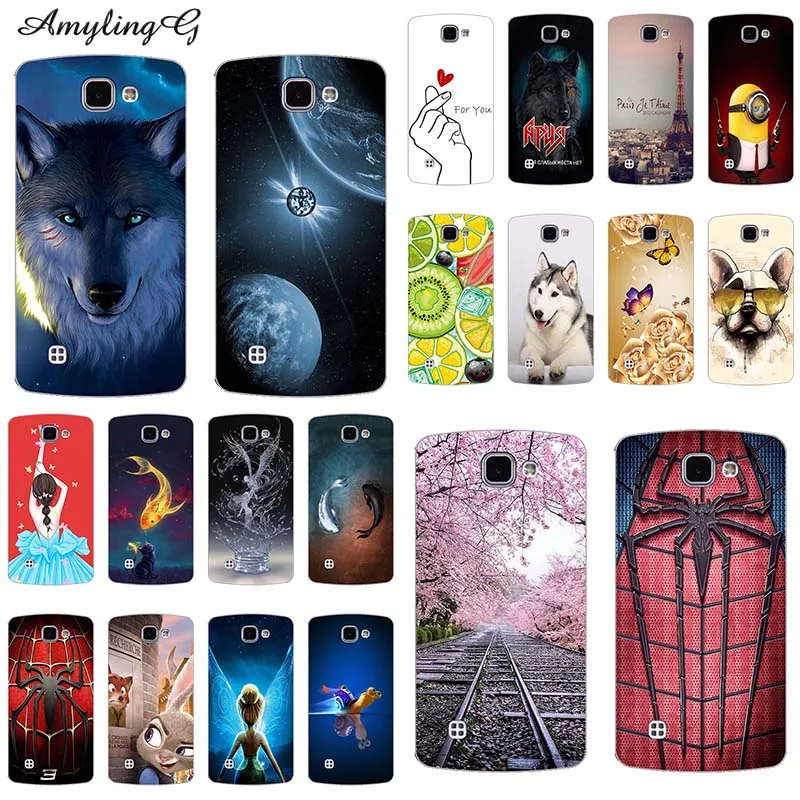 

Case For LG K4 2016 Case Back TPU Cover For LG K4 Cover Case Silicone For LG K4 K120e K130e Covers 3D Relief Printed Phone Shell