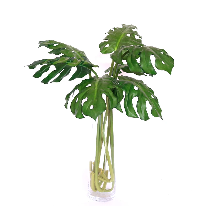 100 шт монстера Ceriman Philodendron листья Сплит Фило украшение искусственный цветок аранжирование
