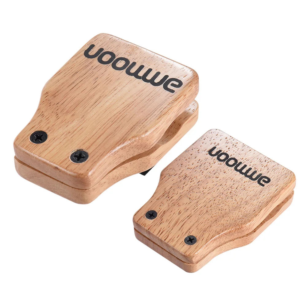 Musical Percussion Instruments 2pcs Cajon Box Drum Companion Castanets