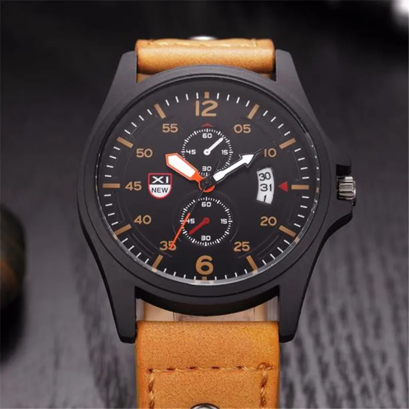 

XI Watch Men Sport Mens Watches Top Brand Luxury Military Quartz Watch Chronograph Clock Relogio Masculino #G
