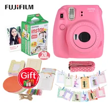 Комплект для мини-камеры Fujifilm Instax Mini 9, набор для фотоаппарата моментальной печати с 20* пленкой+ фоторамкой+ зажимом+ подвесным ремешком