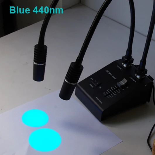 Белый зеленый синий УФ светодиодный двойной иллюминатор Goosene Light Источник лампы