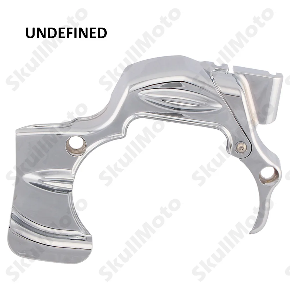 

Chrome Motorcycle Engine Trim Transmission Shroud Cover For Harley Touring Road King Electra Glide Road Street Glide 2009-2016