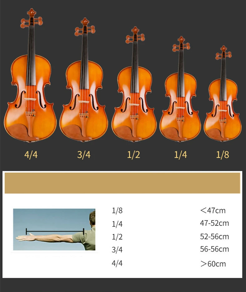 Какого размера скрипка. Размеры скрипок. Размер скрипки 4/4. Скрипка 1/8 размер. Скрипка 1/4 размер.