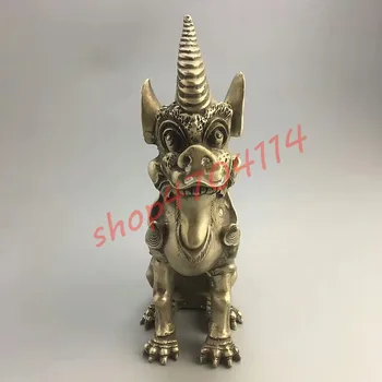 

Pure copper, white copper, silver-plated, unicorn ornaments, exquisite crafts, collections, decorations