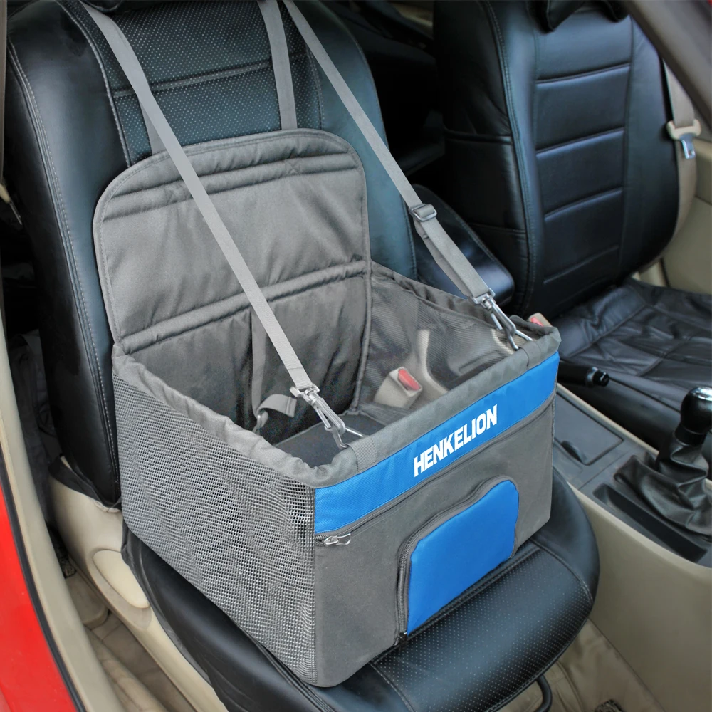 

Dog Booster Seat Dog Carrier Car Seat Soft Pet Travel Protector Dog Basket For Small Dogs Pet Safety Belt Waterproof