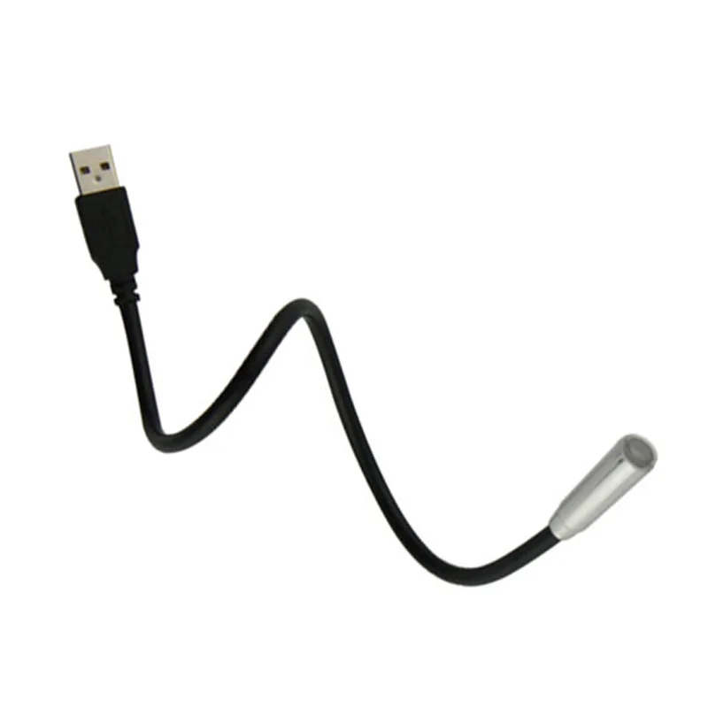 Полезные серебристый, черный USB LED Гибкий свет лампы для Тетрадь портативных ПК настольный компьютер книги Чтение USB Light Лидер продаж