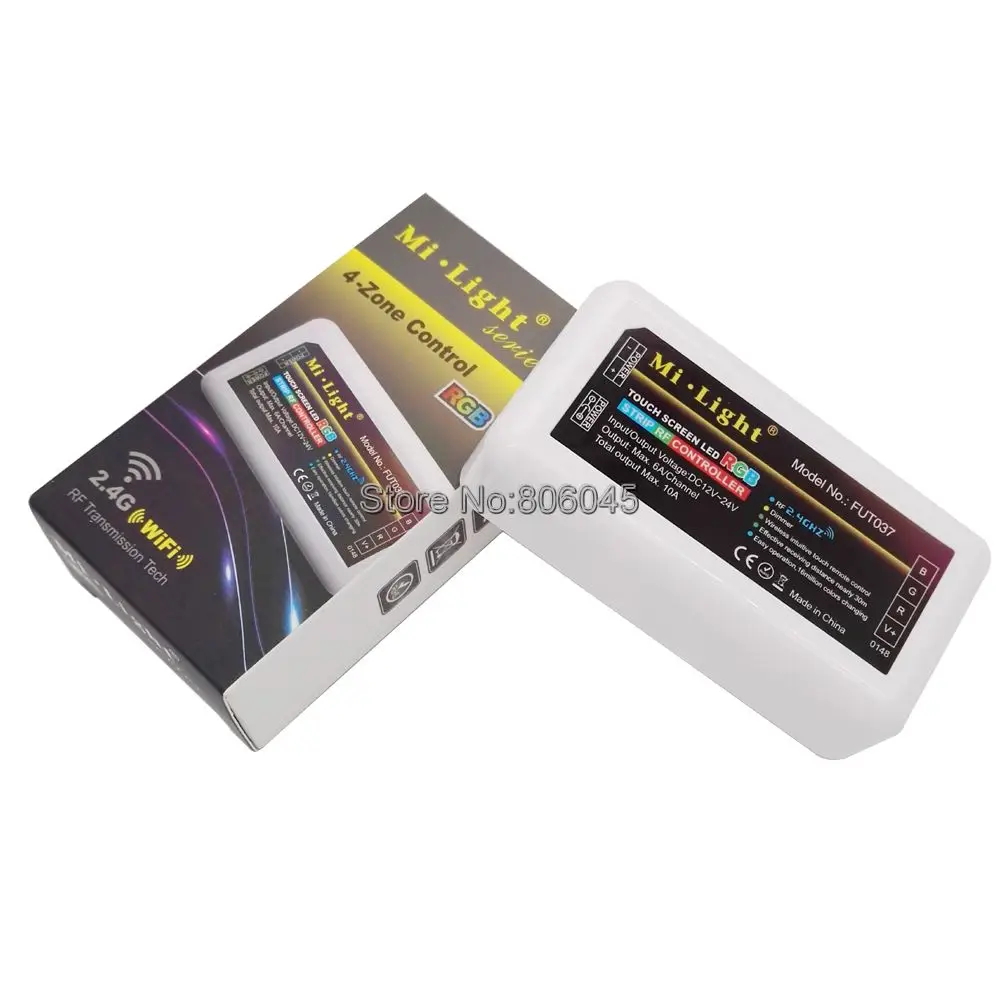 Контроллер MiLight RGB 4 зонный светодиодный 10 А FUT037 2 ГГц|led controller|controller ledrgb led controller |