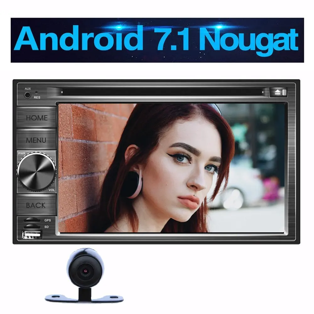 Octa Core Android 7 1 Car Stereo 2Din 6 2 font b Radio b font GPS